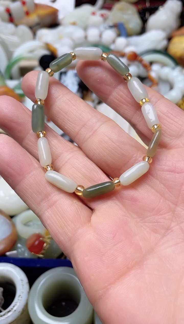 【闪购商品】和田玉手串未镶嵌手串