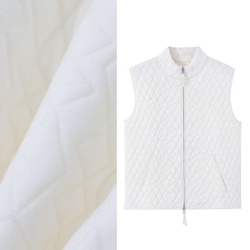 2025新款女时尚休闲舒适保暖秋冬拉链款圆领羊毛马甲8426