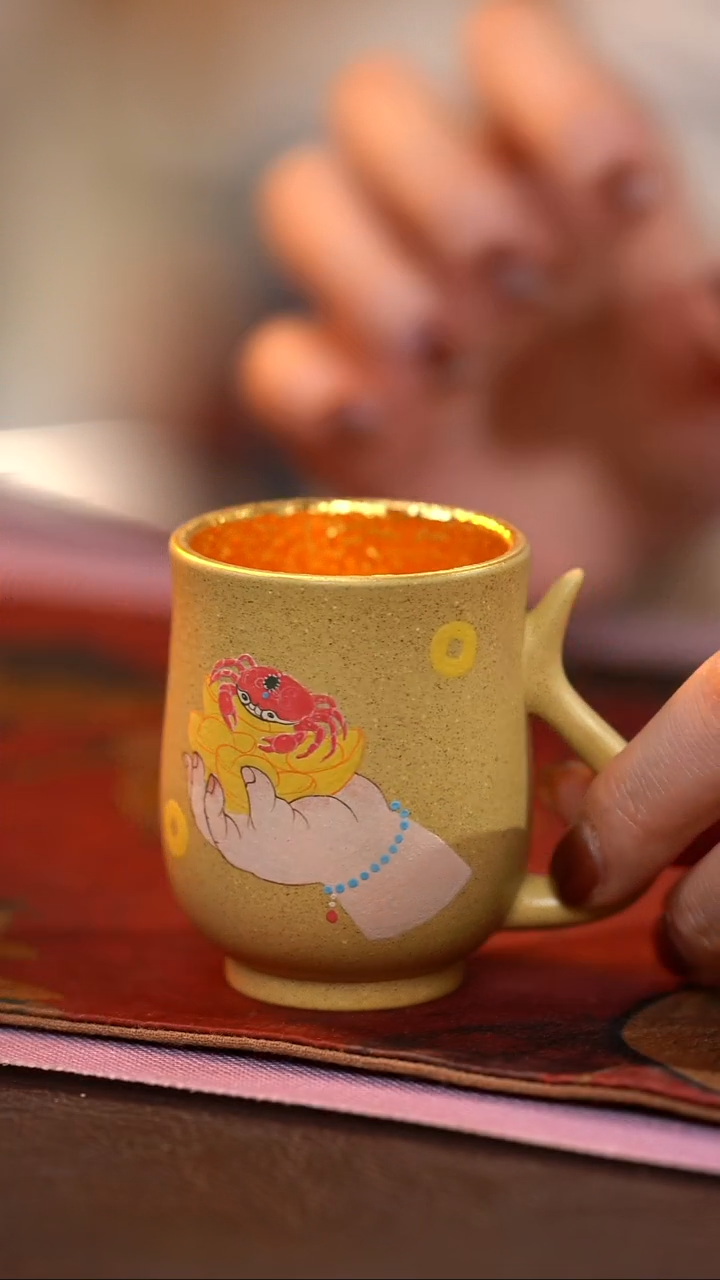 茶杯紫砂【宜景窑系列】杯子