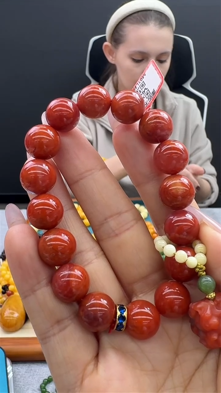 【闪购商品】南红玛瑙手链未镶嵌467秒拍号