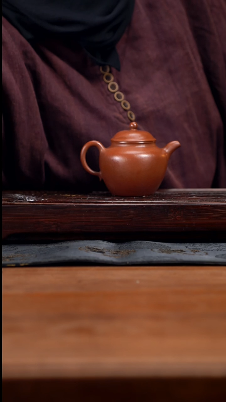 【闪购商品】紫砂茶壶180cc黄龙山原矿小煤窑朱泥莲子壶11