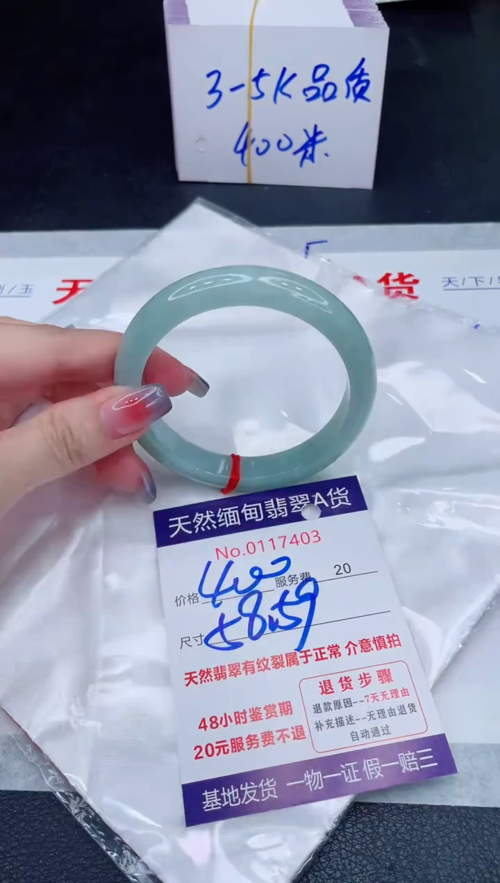 未镶嵌手镯翡翠400.00