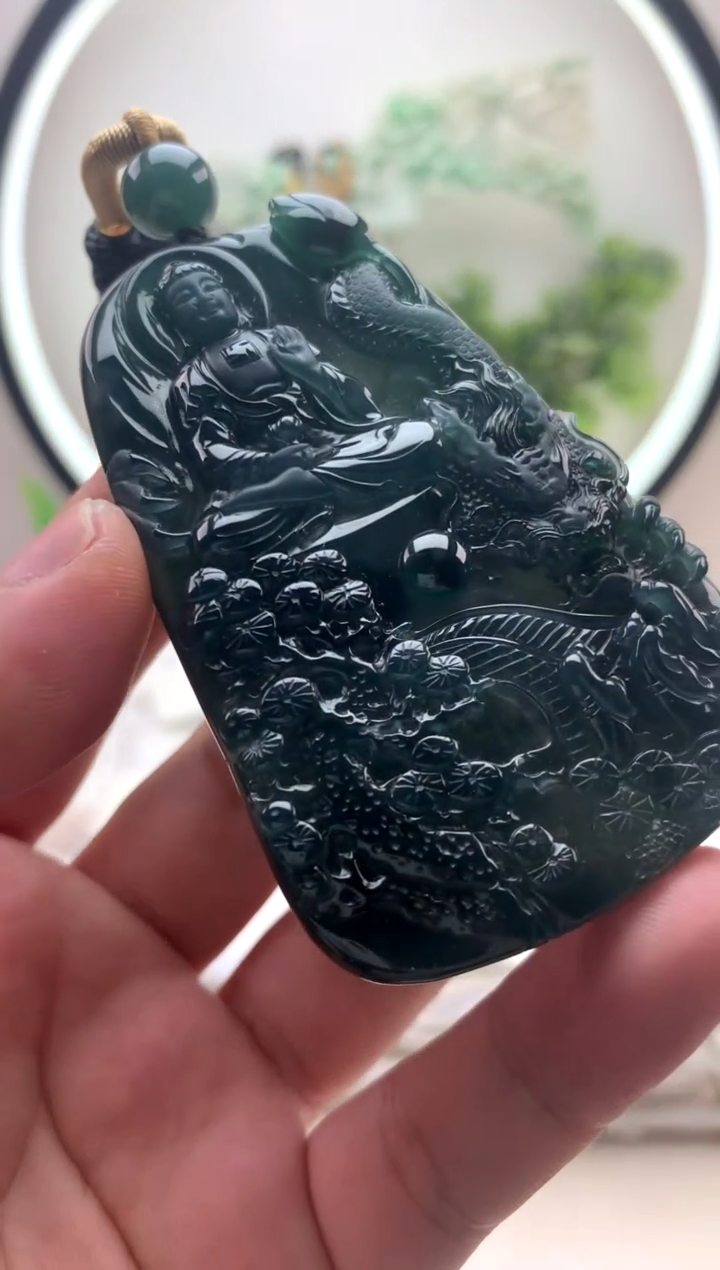 颈饰未镶嵌翡翠阿弥陀佛