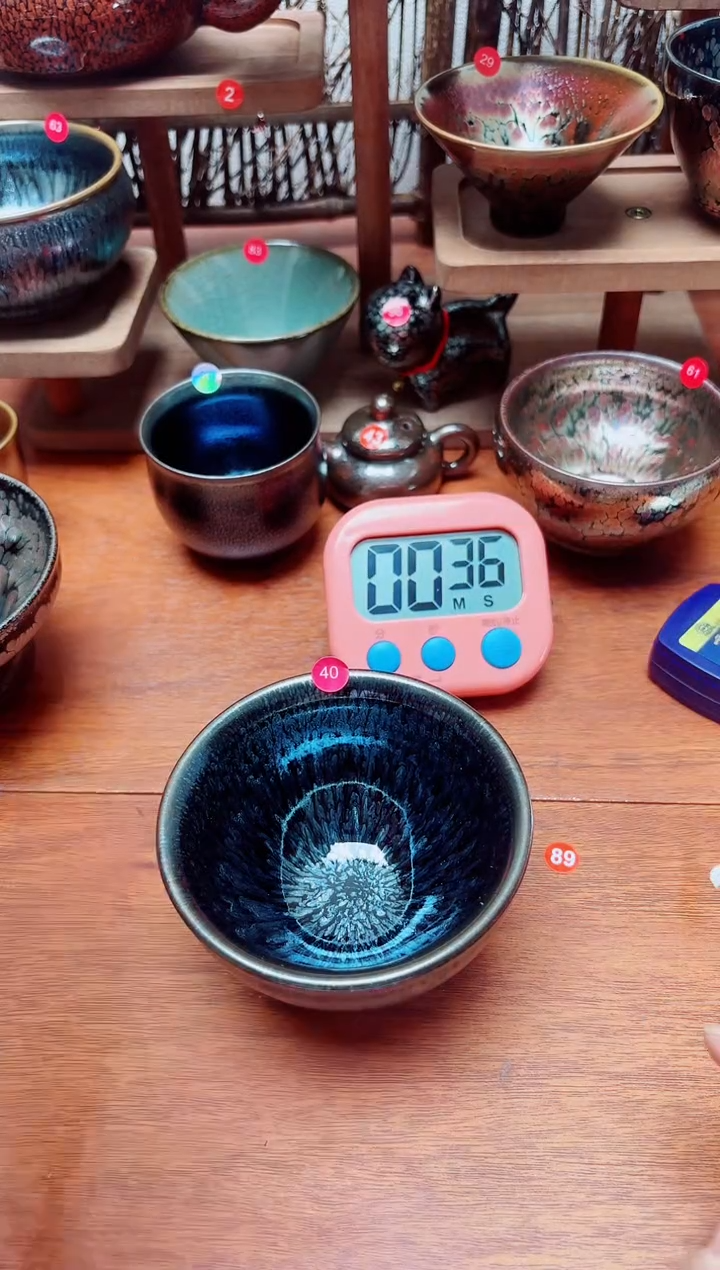 茶盏阿*40号建盏工匠茶器