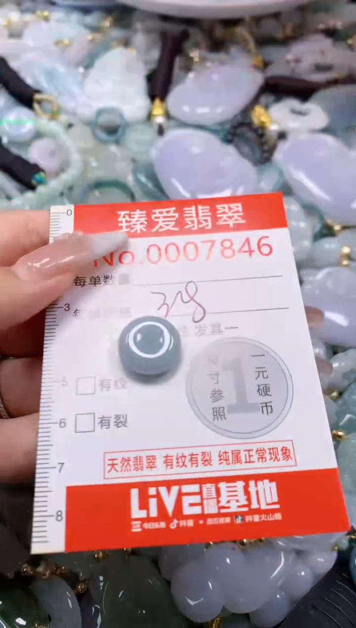 颈饰未镶嵌翡翠7846