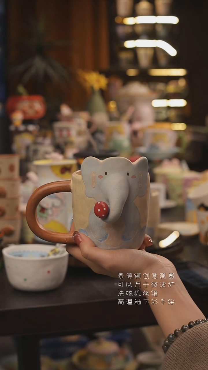 景德镇釉下彩绘设计师款式陶瓷