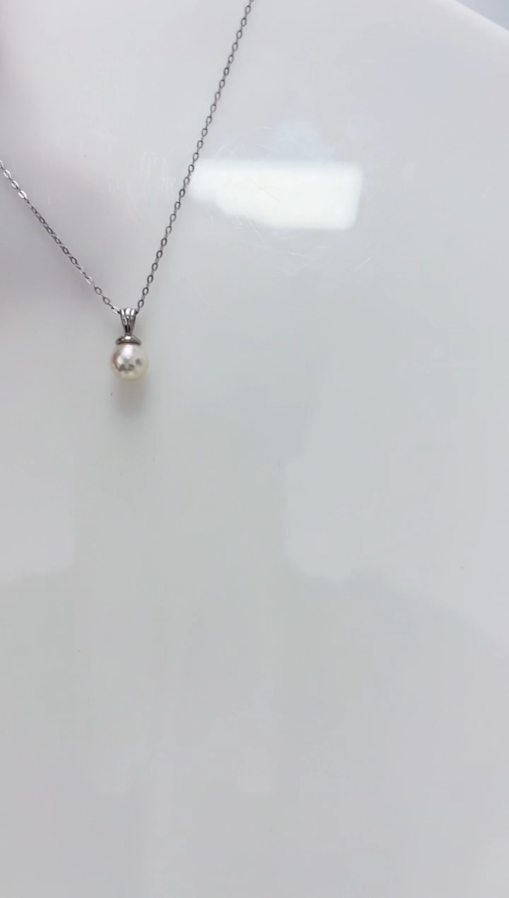 【闪购商品】海水珍珠DA银S925镶嵌套链 