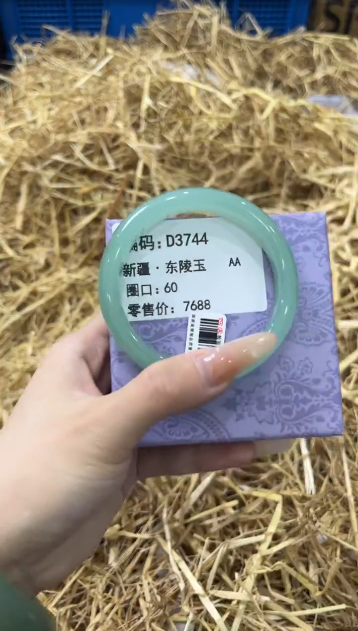 未镶嵌手镯石英质玉D3744