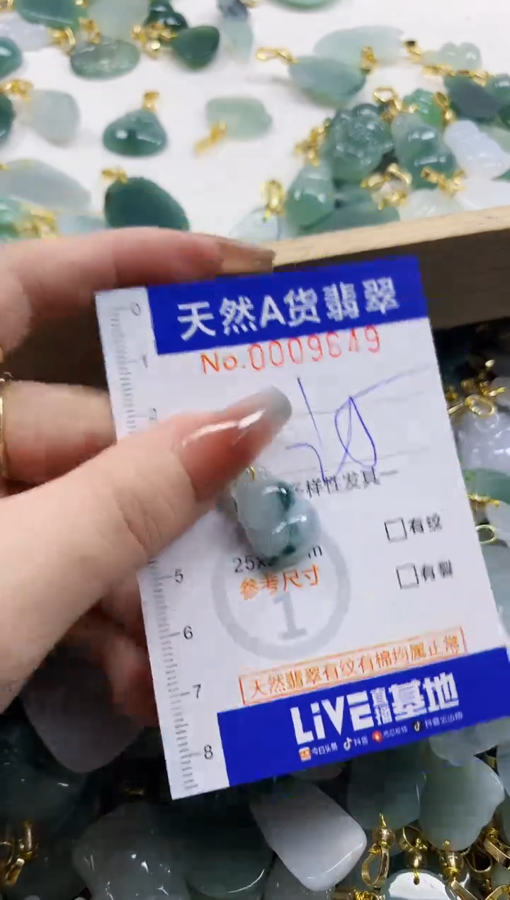 颈饰未镶嵌翡翠天然A货翡翠