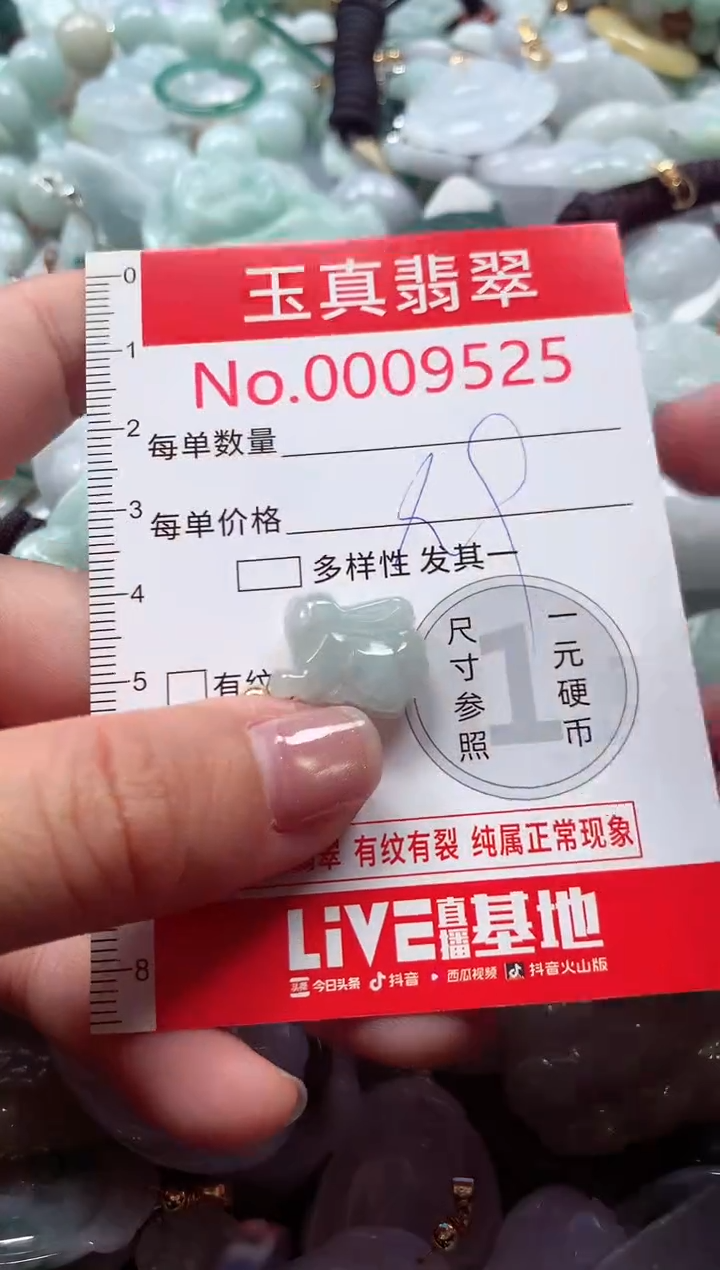 吊坠(不含链)未镶嵌翡翠9525