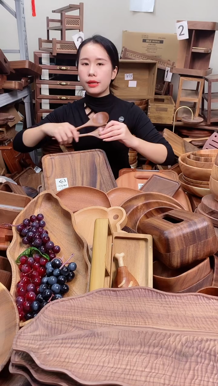 木 柚木搅拌勺24*6.5cm    到手2把 