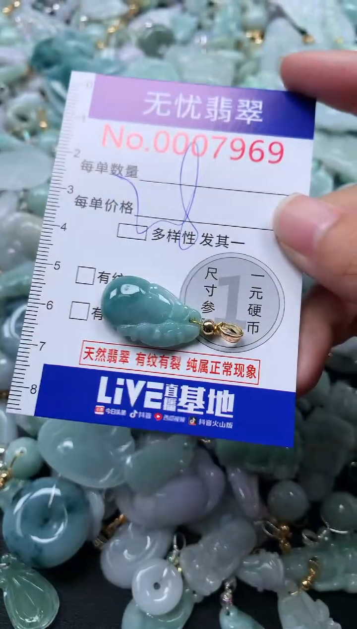 颈饰未镶嵌翡翠7969