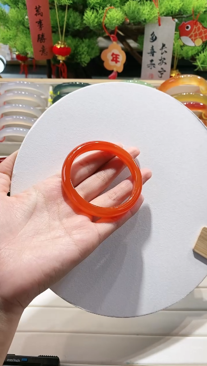 【闪购商品】玛瑙/玉髓手镯未镶嵌112-54.4