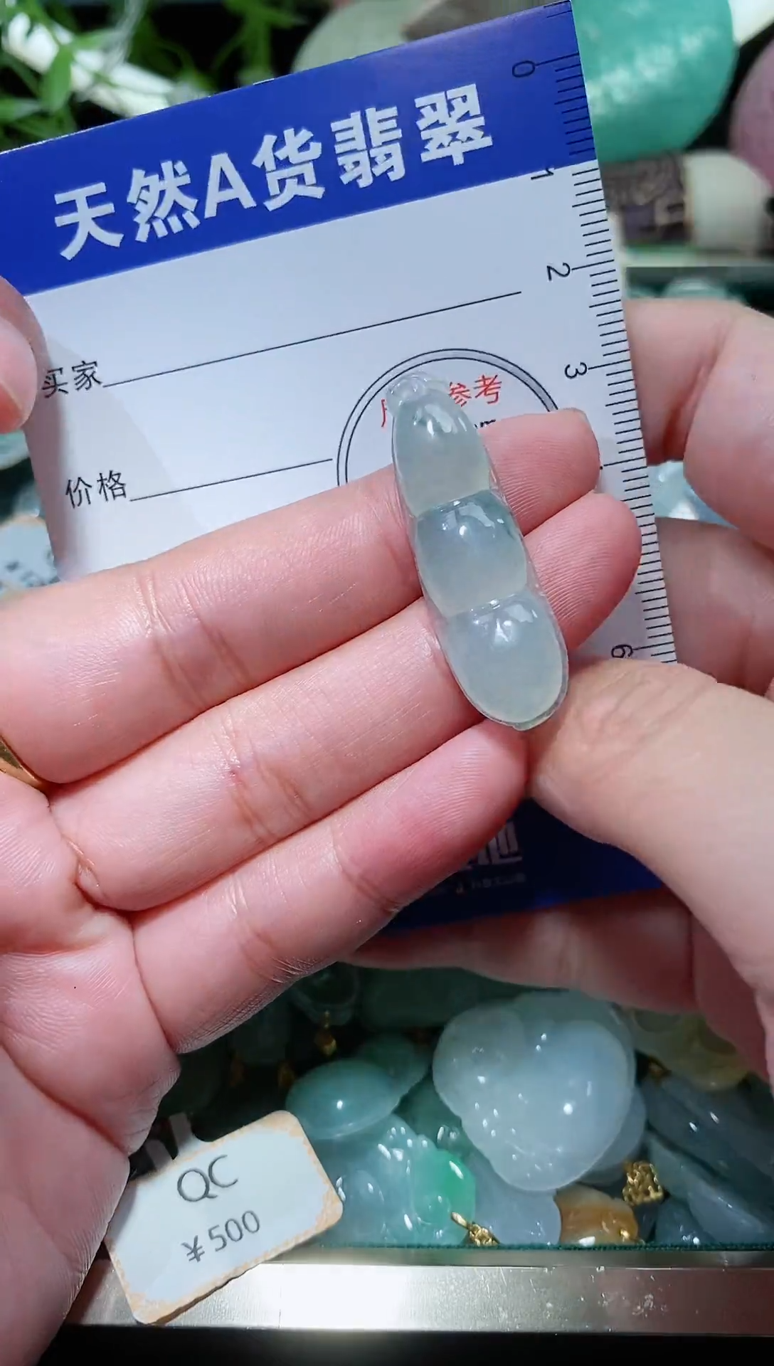 【闪购商品】翡翠颈饰未镶嵌天然A货翡翠一件