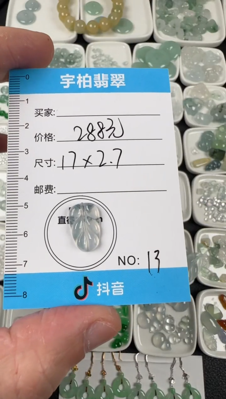 未镶嵌定制翡翠天然A货翡翠+叶子013
