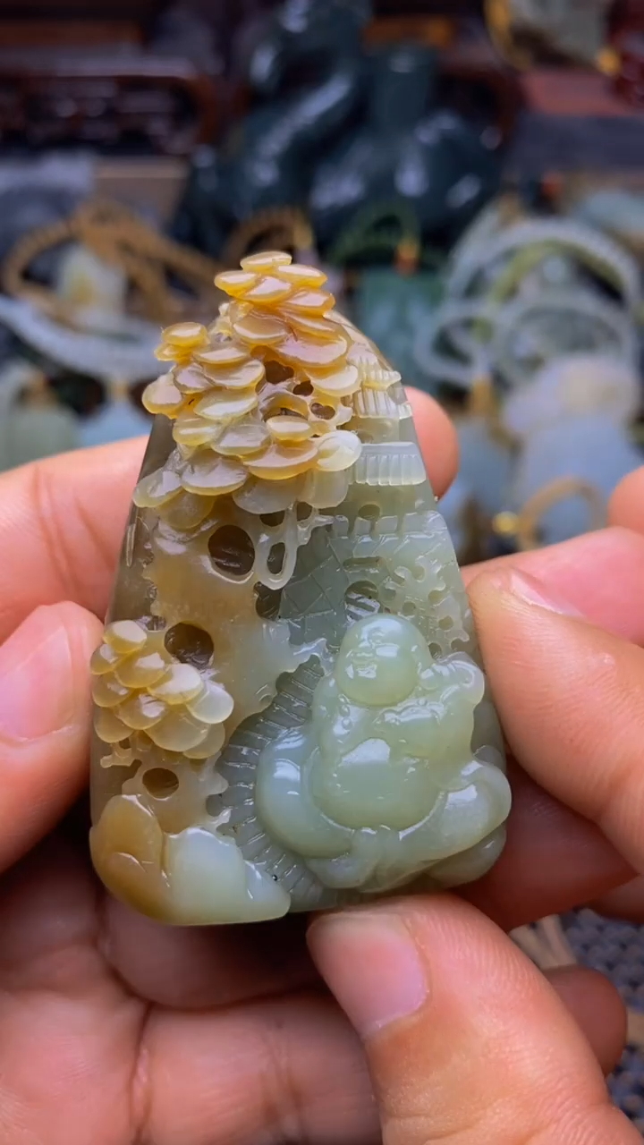 未镶嵌和田玉挂件1