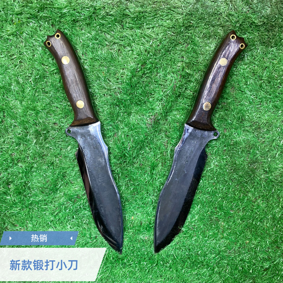 手工锻打户外生存刀高硬度持久锋利适用于露营丛林探险