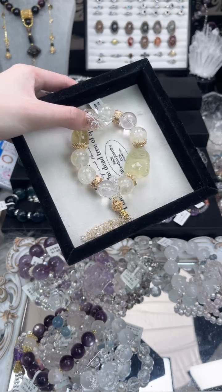 【闪购商品】水晶手链未镶嵌天然水晶 多样性发货