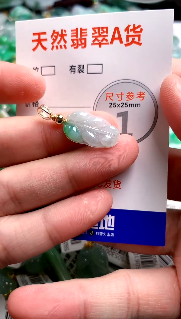 翡翠未镶嵌颈饰26100193