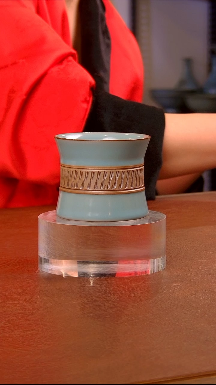 【闪购商品】瓷片重工束腰杯...........