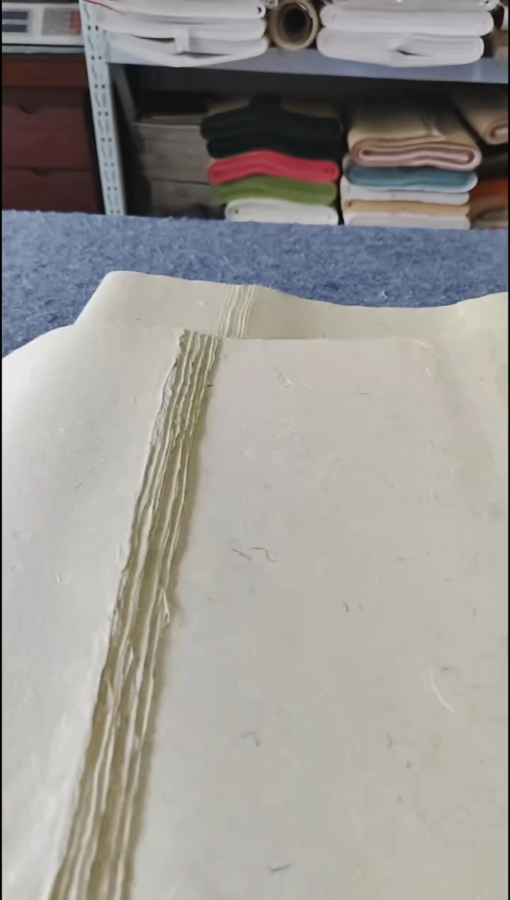 四尺对开纯手工桑楮笺半生熟25张仿古色