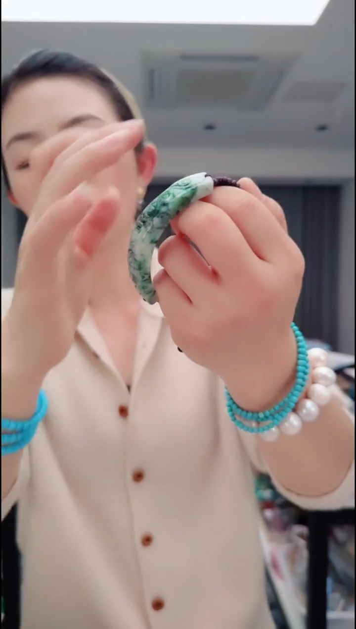 香榧木2257半镯手串
