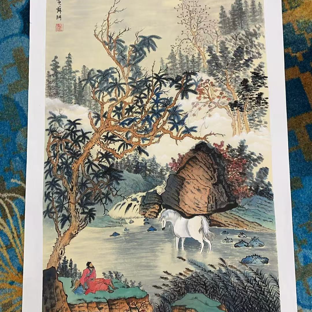 54橱窗展示/山艺文化/ 苏珊老师/宣纸国画/带证书