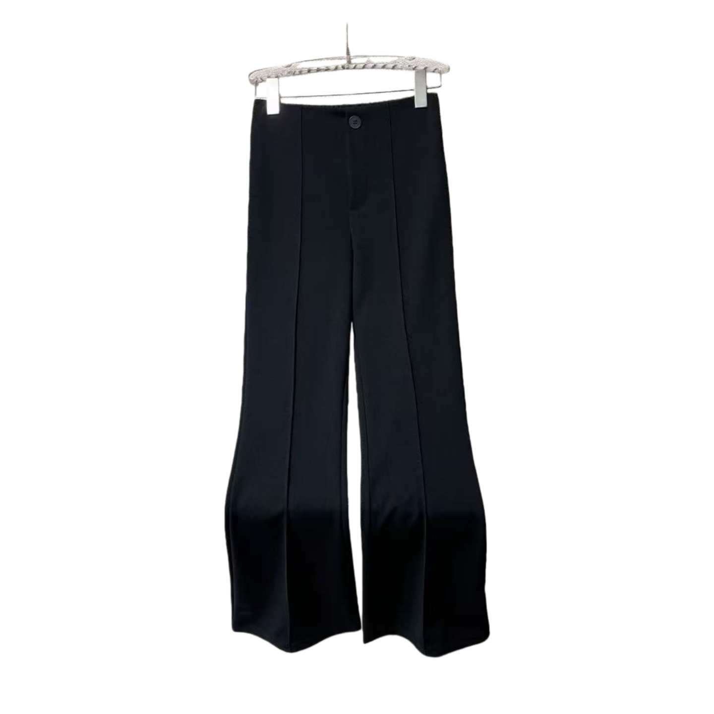 GFL 7796新款黑色修身高腰显瘦喇叭休闲裤