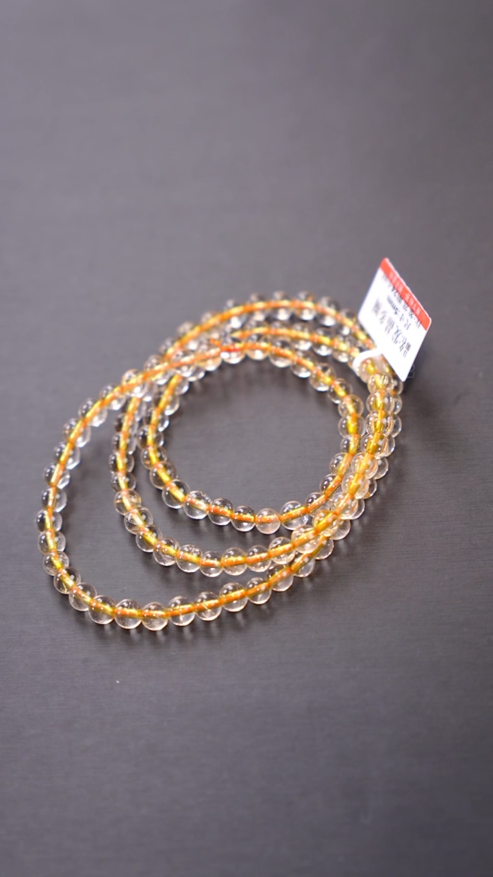 【闪购商品】水晶多圈未镶嵌Q077金发晶多圈