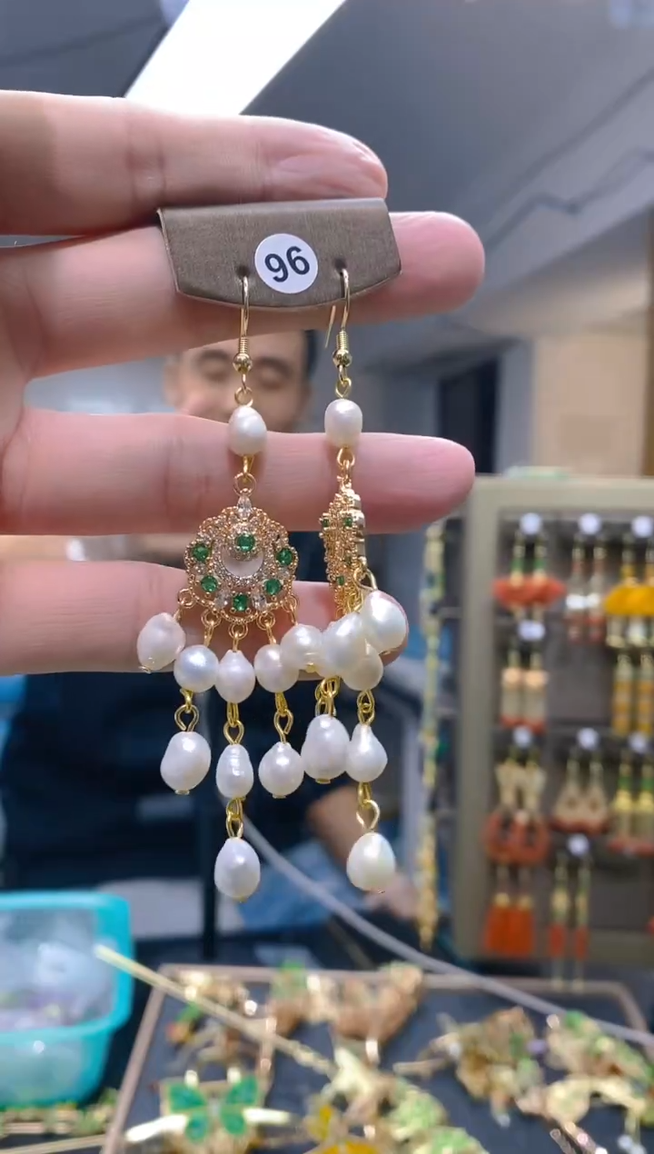 【闪购商品】淡水珍珠耳饰合金263珍珠饰品