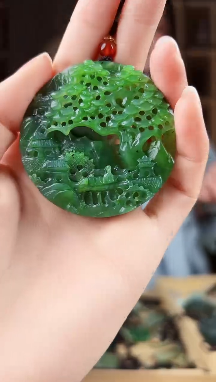 颈饰未镶嵌和田玉拍一发一，多样性发货