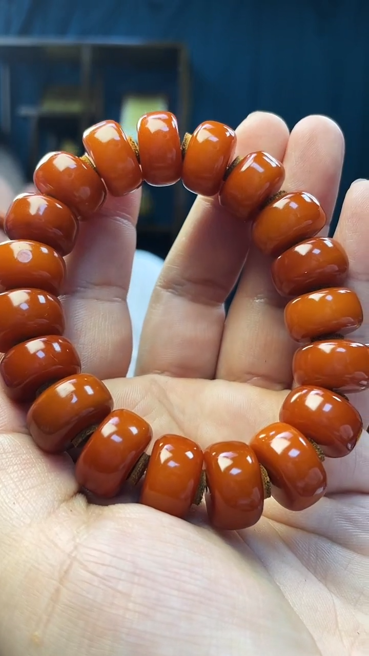 手串琥珀未镶嵌蜜蜡老型手串