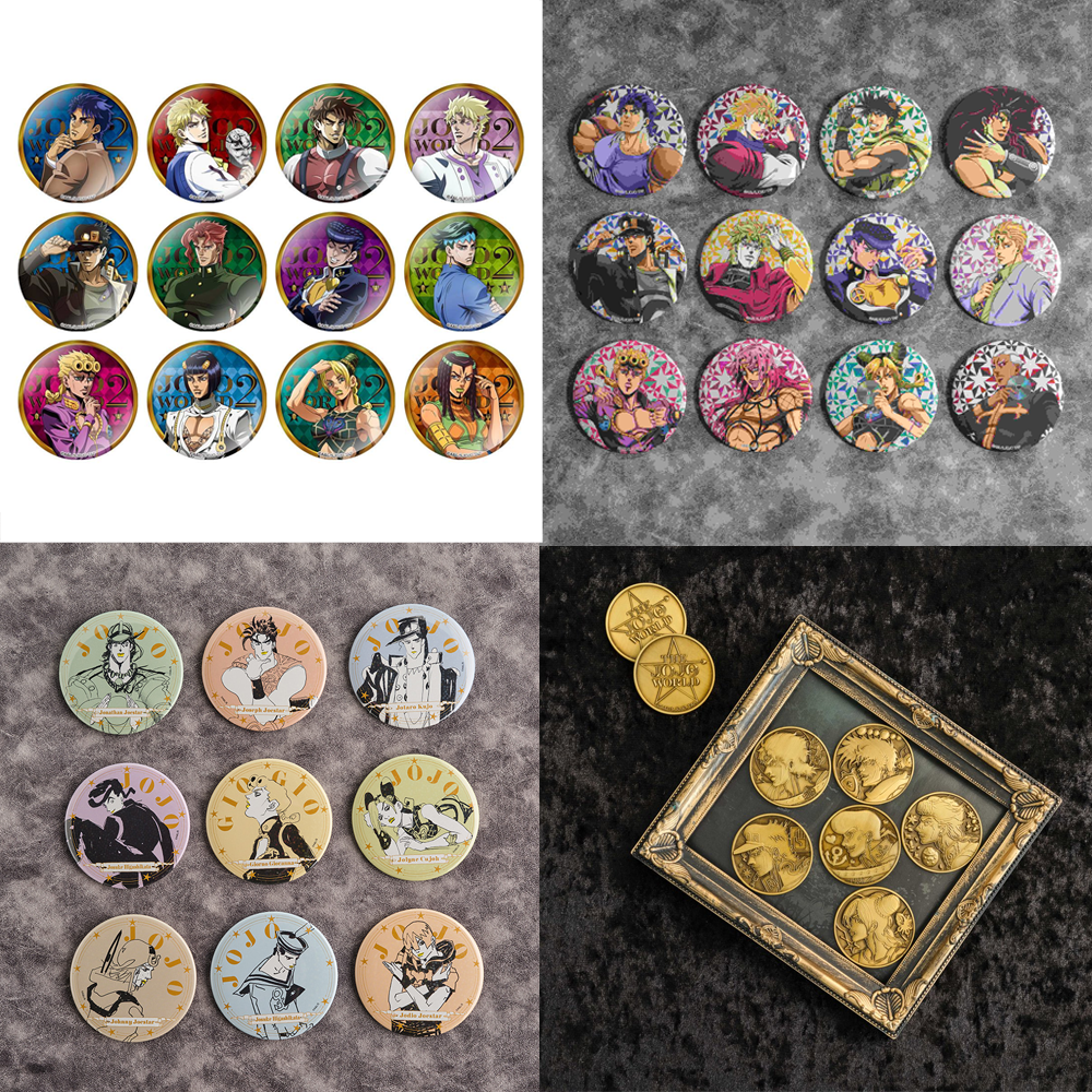 【JOJO】世界展简笔画吧唧jojo的奇妙冒险日谷徽章（代拆）