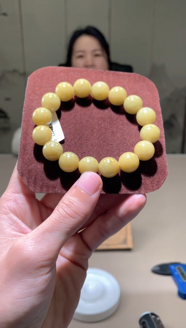未镶嵌定制翡翠珠串 拍一发一