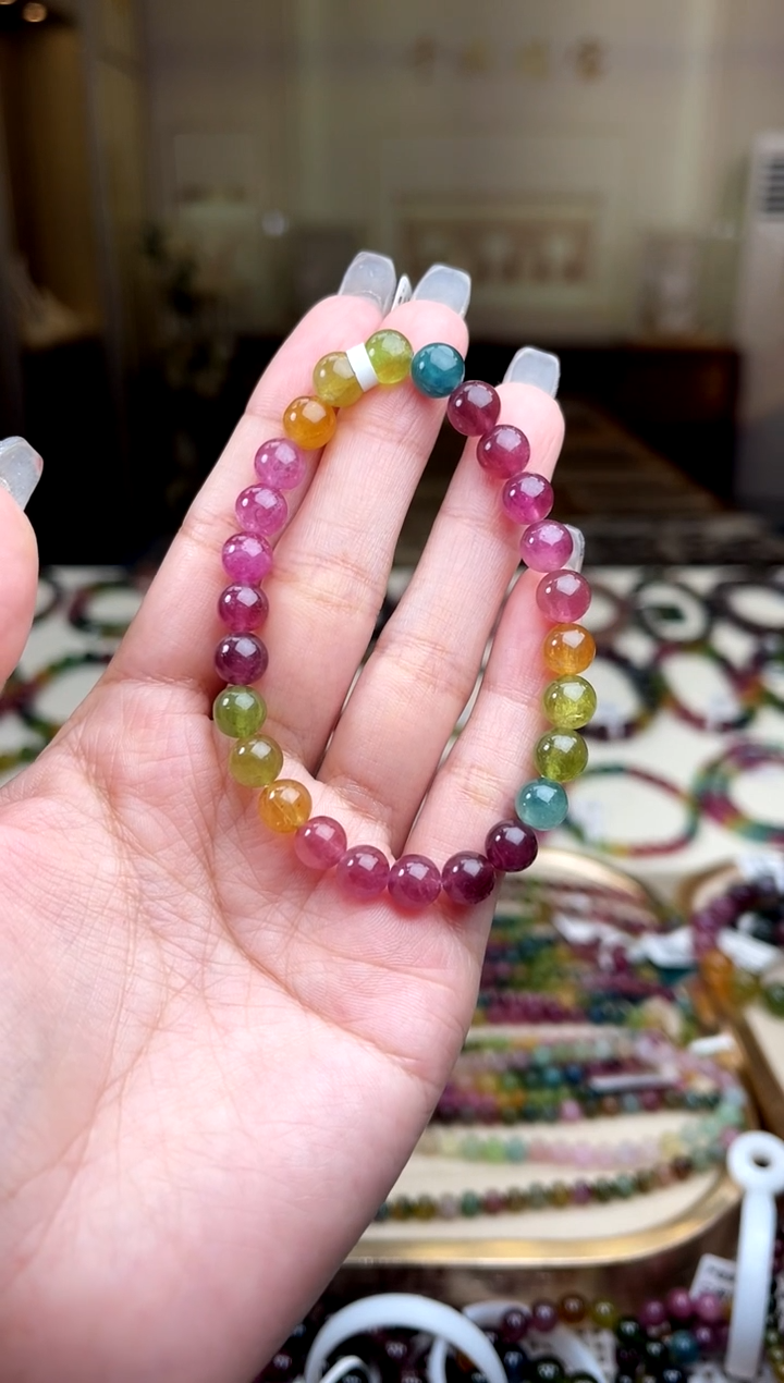 【闪购商品】碧玺/未镶嵌7mm+碧玺单圈多样性发货