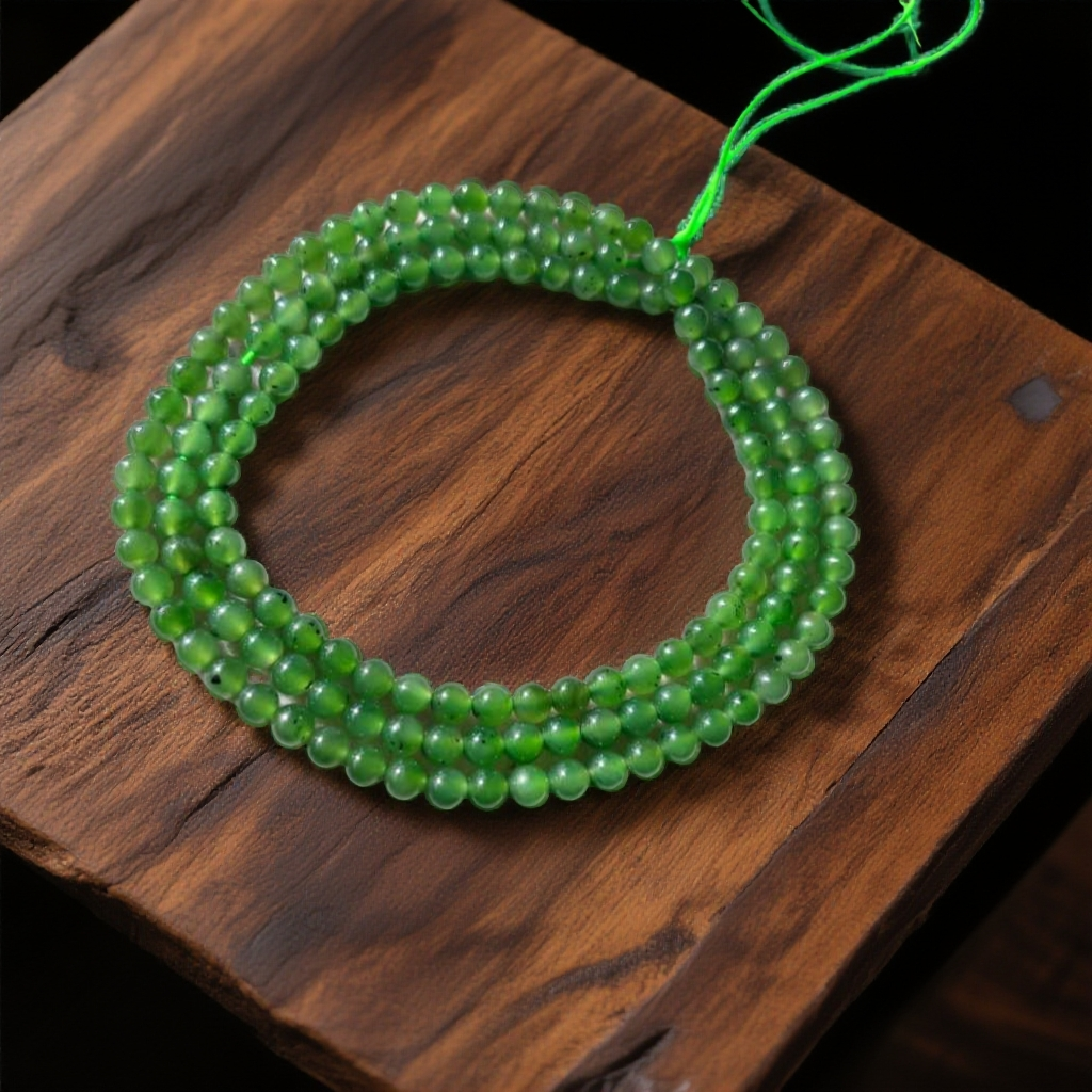 碧玉苹果绿珠径卡4气质清新百搭