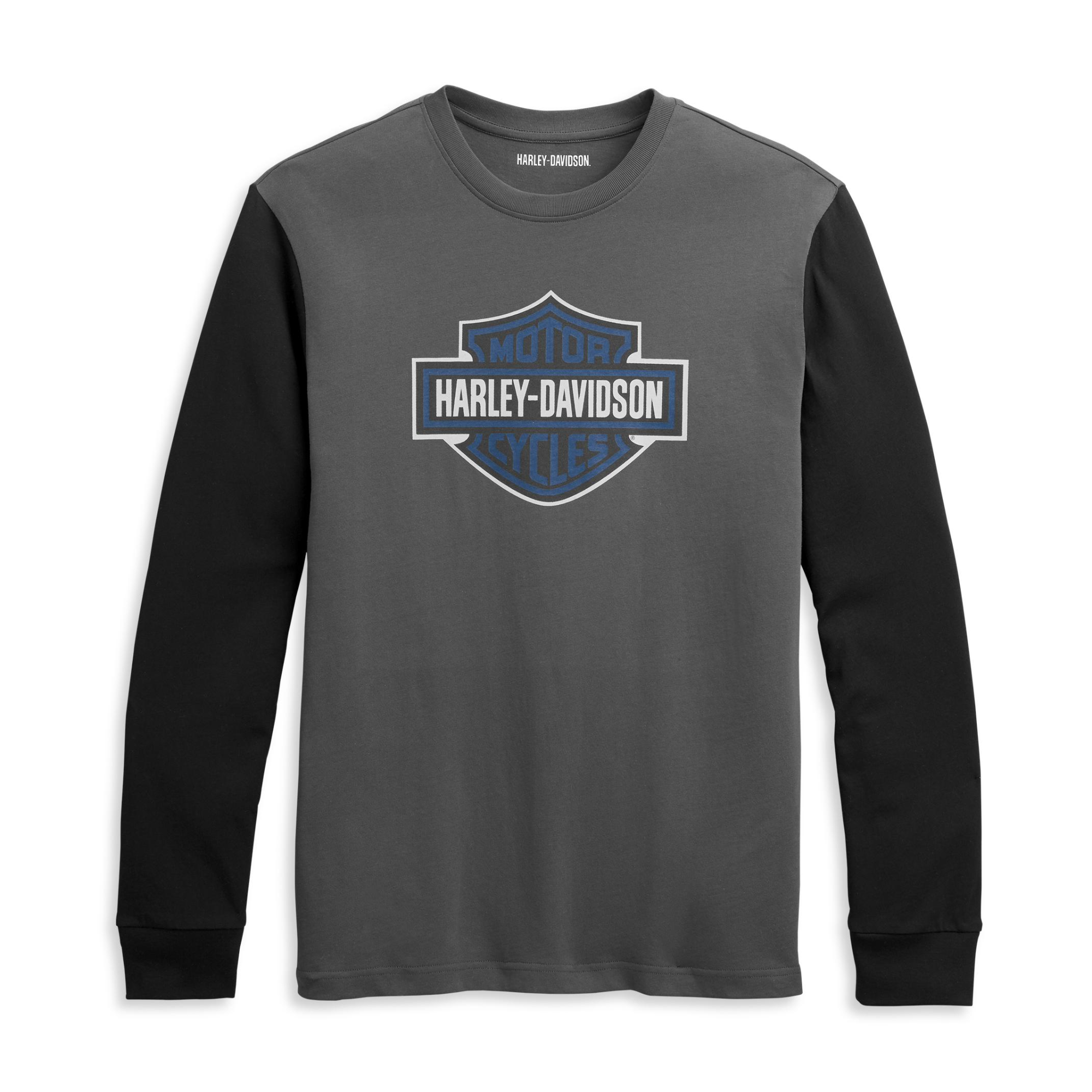 【哈雷戴维森】断码男士长袖96333-21VM