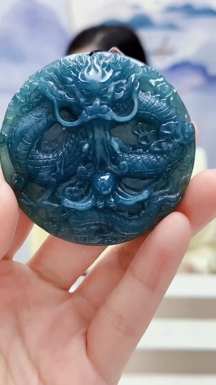 未镶嵌定制翡翠4852lr-毛货挂件94