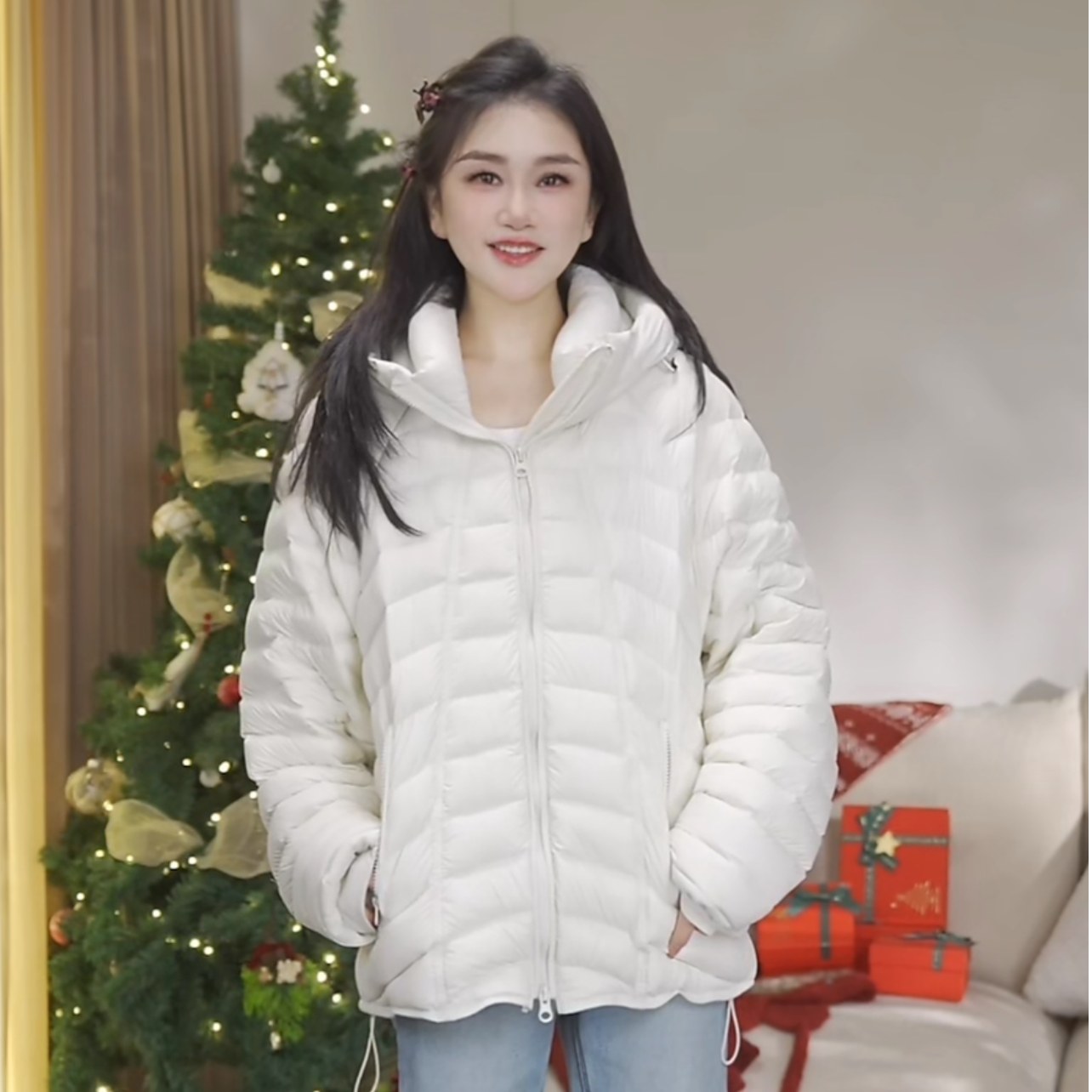 JW/静稳2025潮流新品时尚休闲女款减龄亲子款鹅绒服5552818