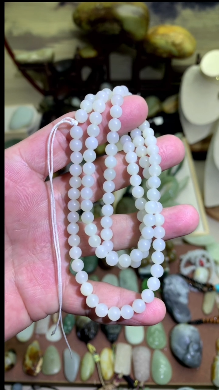 【闪购商品】和田玉颈饰未镶嵌米达108