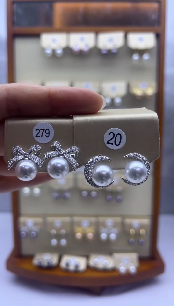 未镶嵌耳饰淡水珍珠279+20