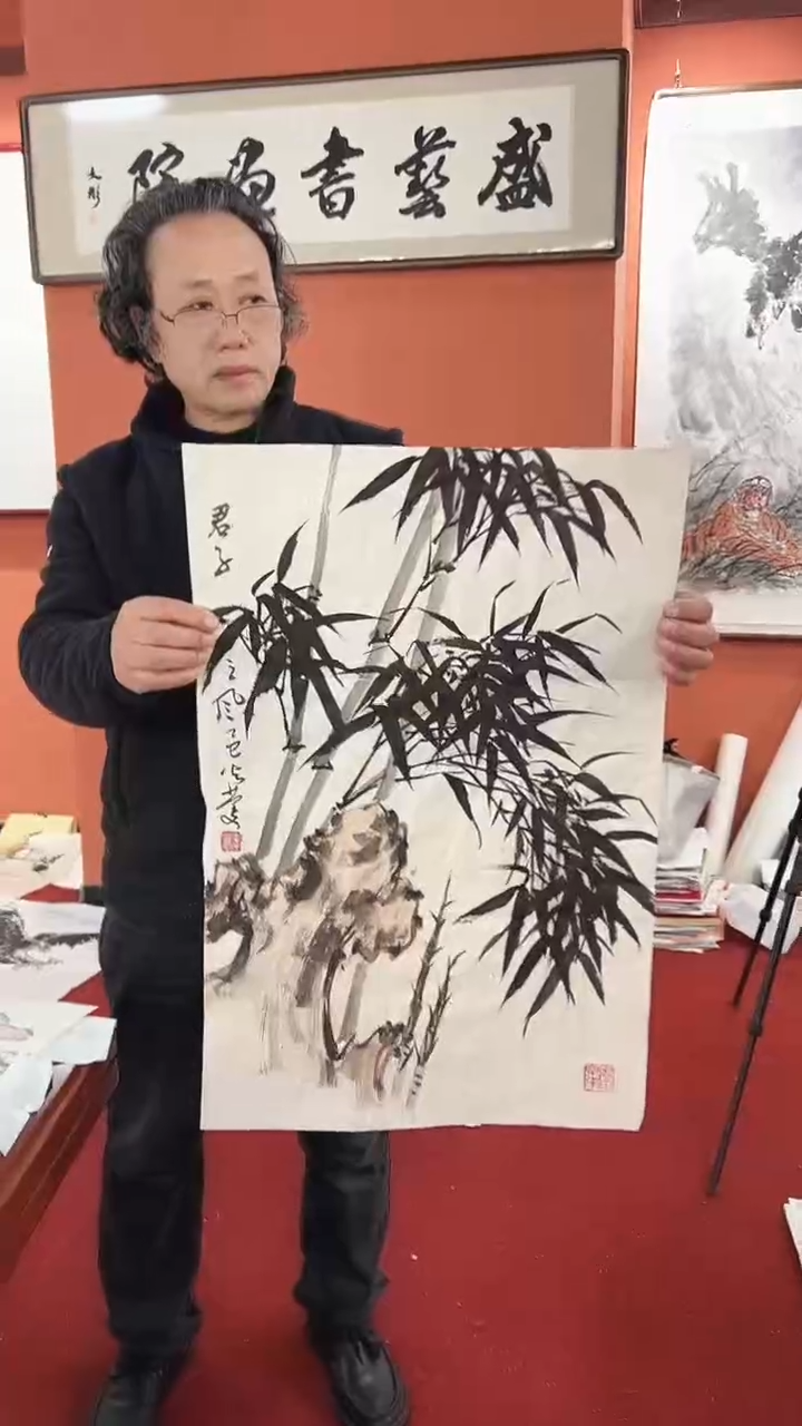 国画李火庆/国画/花鸟