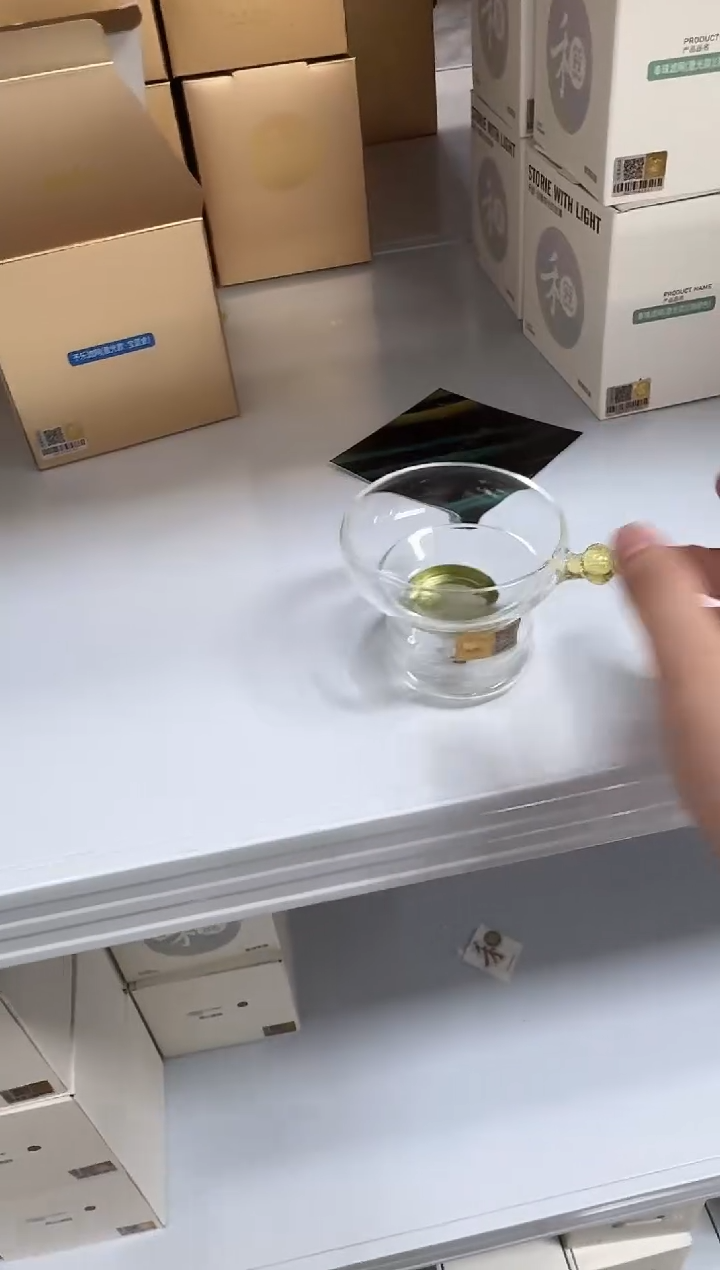 @@禾器晶彩奉珠茶漏宫廷金