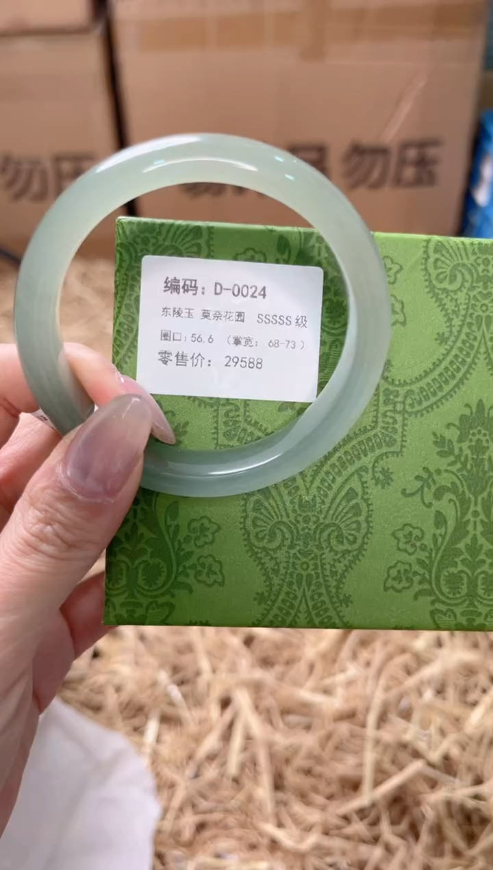 未镶嵌手镯石英质玉D-0024