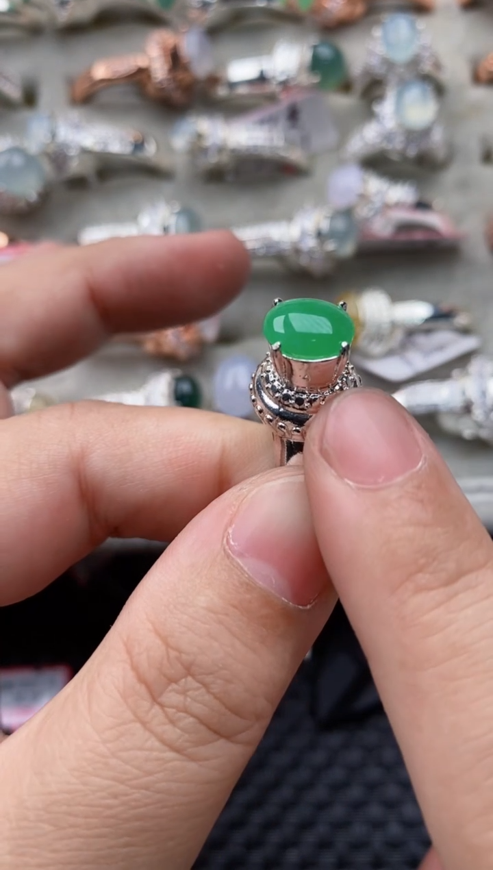 【闪购商品】翡翠戒指未镶嵌77777---48