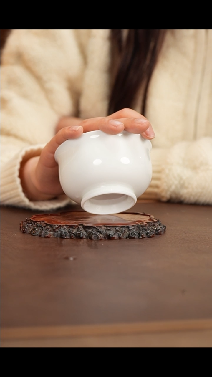 【闪购商品】有仙气手工白胎炉式杯