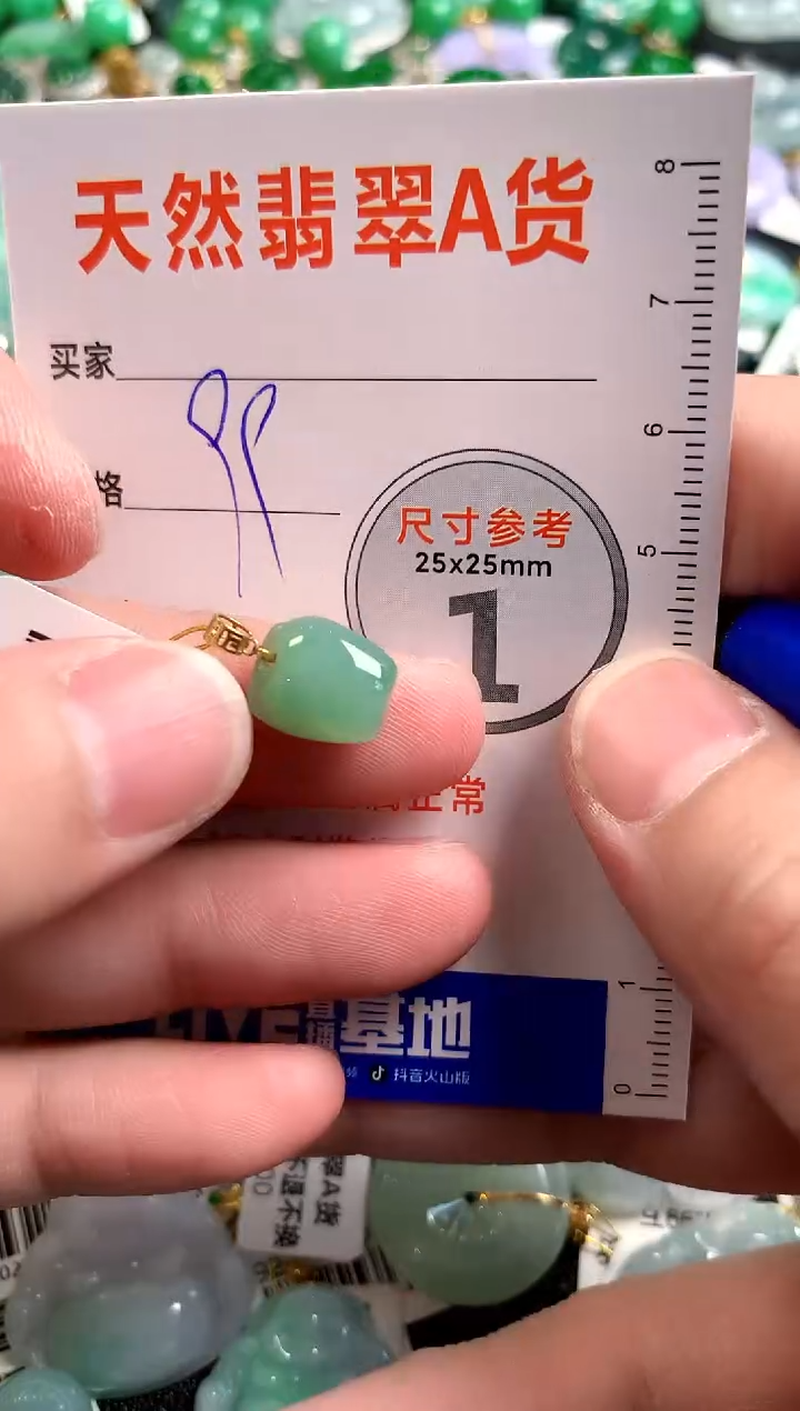 【闪购商品】翡翠颈饰18K金镶嵌14003544