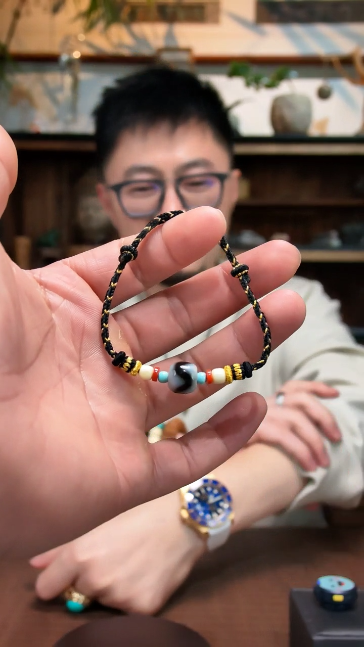 未镶嵌手绳玛瑙/玉髓玛瑙单珠手绳LW