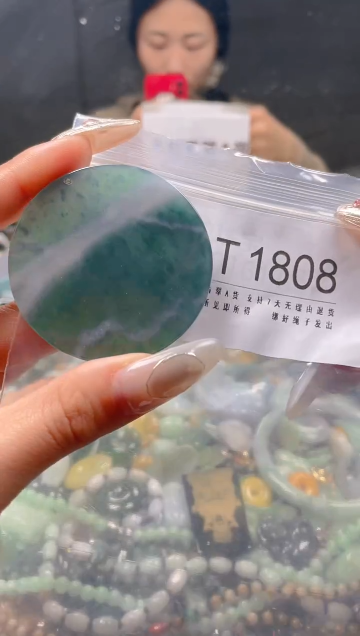 【闪购商品】翡翠颈饰未镶嵌/T/翡翠A货一图一物