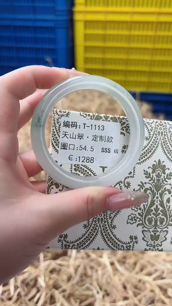 未镶嵌手镯石英质玉T-1113